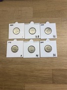 50 groszy 1990 2008 2010 2011 mennicza Zestaw!