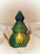 Dekoracyjna lampka 3D w kształcie choinki 