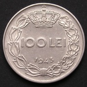 Rumunia 100 lei 1943 - król Michał