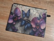 Kosmetyczka,saszetka, piórnik,motyle