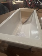 Zestaw Oltens wanna prostokątna 170x70cm z kompletem odpływowo przelew