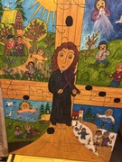 Sztuka ludowa obraz A. Wojtczaka pt. Cztery pory roku