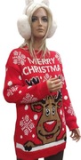 Sweter damski świąteczny/renifer rozm.Uni