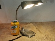 Rococo Włoska lampka bankierka bankierska  biurkowa  biurowa 