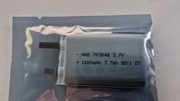 Akumulator Li-Po; 3,7V; 1000mAh 703048