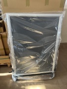 STOJAK REKLAMOWY POTYKACZ  DWUSTRONNY NA SPRĘŻYNACH 70x100