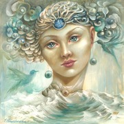 SŁOWICZE SZEPTY  SURREALIZM - 40X40 obraz olejny