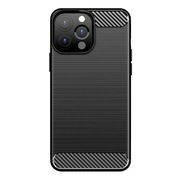 Carbon Case elastyczne etui pokrowiec iPhone 13 Pro czarny