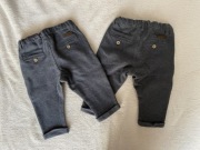 Newbie okazjonalne eleganckie spodnie dla bliźniaków bliźniaki 74