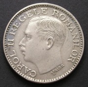 Rumunia 100 lei 1936 - król Karol II - nikiel