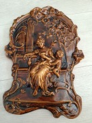 Płaskorzeźba motyw grecki gipsowa PRL