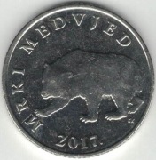 Chorwacja 5 kun kuna 2017 - 26,5 mm - nr 1