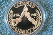 USA 1 dollar 1988 S  Seoul Olympiad - Proof