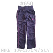 Spodnie dresowe dresy dziewczęce Nike 4-5lat 104cm-110cm 