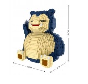 Klocki Pokemon Go Snorlax 1880 szt. 15cm Nowe