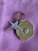 CHANEL charms brelok przywieszka złota kamelia Oryginalna 2cm