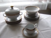 serwis obiadowy 6 osób waza firma Kahla PRL