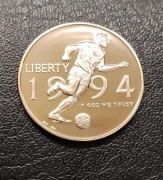 Moneta 1/2 Dolara USA 1994 P Mundial World Cup 94 w USA, Proof idealny stan