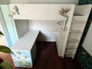 Antresola łóżko dziecięce Ikea Smastad