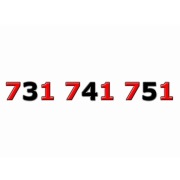 Złoty numer ____ 731 741 751 ____ Platynowy - ViP