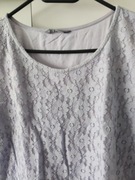 BHS liliowa fioletowa koronkowa bluzka L 40 