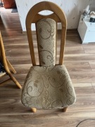 Stół dębowy rozkładany + 6 krzeseł