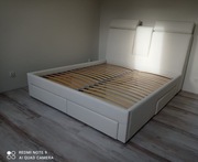 Łóżko sypialniane, tapicerowane , wezgłowia