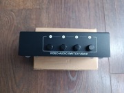 Przełącznik RCA audio video selektor AV - 4 wejścia 1 wyjście lub odwrotnie