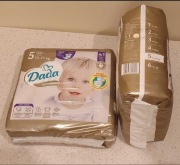 Pieluszki DADA 5 15-25kg 2 opakowania po 36 szt