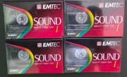 4x Kasety Emtec Sound