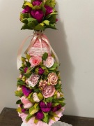 Palma wielkanocna - kwiaty z bibuły  _rękodzieło