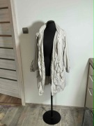 Kurtka H&M Parka Beżowa M Idealna z kapturem