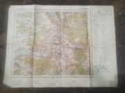 Mapa Wojskowa II RP. - Warszawa 1935. WIG. Pas 30 słup 26 . Wejherowo .