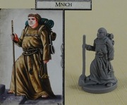 MNICH oryginalna figurka z TALISMAN Magia i Miecz