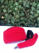 Saszetka nerka damska Handmade