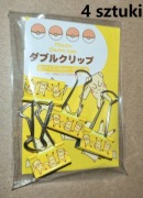 (x4) SPINACZE / Klipsy z motywem Pokemon - Pikachu (2,5x1,5) JAPAN #7