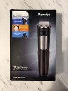 Trymer do brody Paonies TC-509 7w1 – NOWY, komplet, 7 nasadek