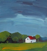 Pejzaż, 21x22,5, pejzaż