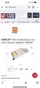 Filtr hydrauliczny automatycznej skrzyni biegów KNECHT HX 84D