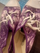 Liliowe fioletowe tenisówki trampki tie-dye r. 41