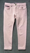 Różowe spodnie Tommy Hilfiger rozm. 98cm legginsy slim fit rurki