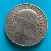 10 złotych 1932 zzm Polonia Srebro 0,750 Waga 22 g