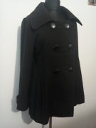 Płaszcz wełniany Reserved, czarny, rozmiar 42 M/L