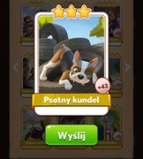Psotny kundel / Coin Master karty