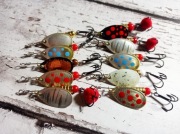 Obrotówki Ubik błystki obrotowe 2/5g zestaw pstrąg kleń okoń szczupak