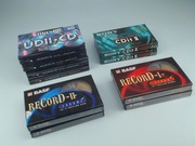 Kasety Sony CDiT II, Maxell UDII, Basf Record-I, Basf Record-II 10 sztuk