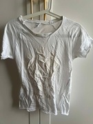 T-SHIRT koszulka z orłem Robert Kupisz biała Miasto 44 oryginał r. 34 XS