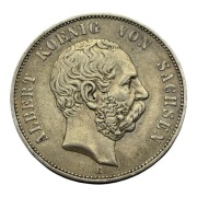 5 Marek 1901 - ALBERT - SAKSONIA - SREBRO