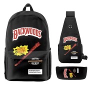 Backwoods plecak zestaw czarny