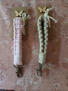 Brelok, makramowy, 2,5 cm x 17 cm